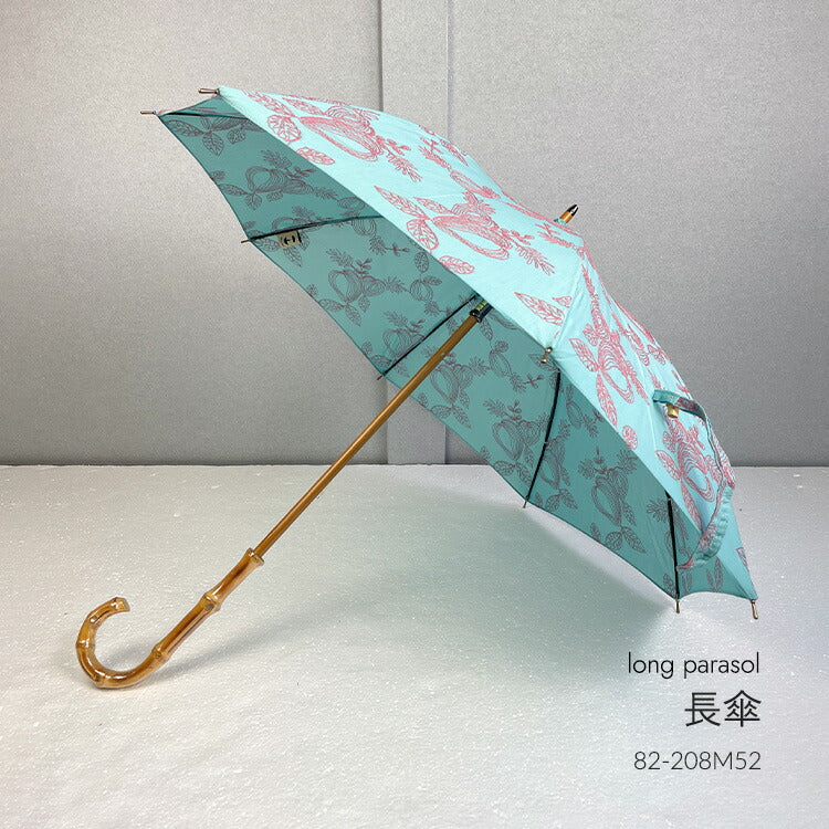 HiraTen ヒラテン 日傘 海とサンゴ 長傘 折りたたみ傘 刺繍