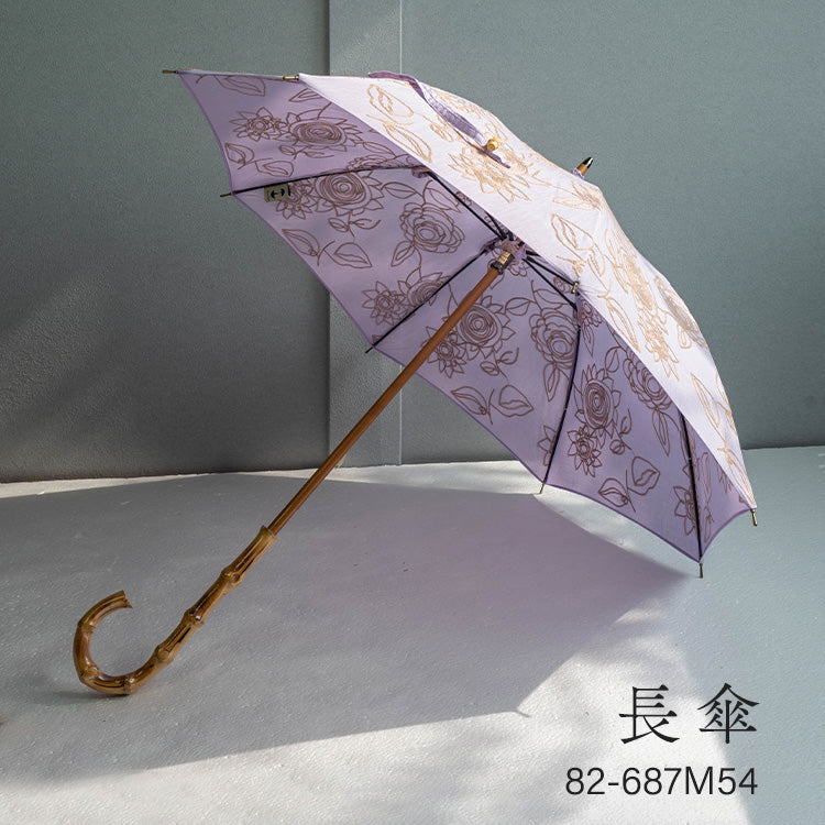 HIRATEN Hiraten parasol Sweet Summer Memories Long Parasol folding Parasol embroidery