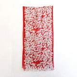 Classiky Dot and Line Pattern Manufacturing Linen Gauze Stole Linen Blend