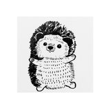 Sello erizo pastelero 30 x 30mm Harry el erizo parte superior del cuerpo Kororo el panda Acostado Muñón Paraguas Lata de galletas Mocha el conejo Flor cuadrada