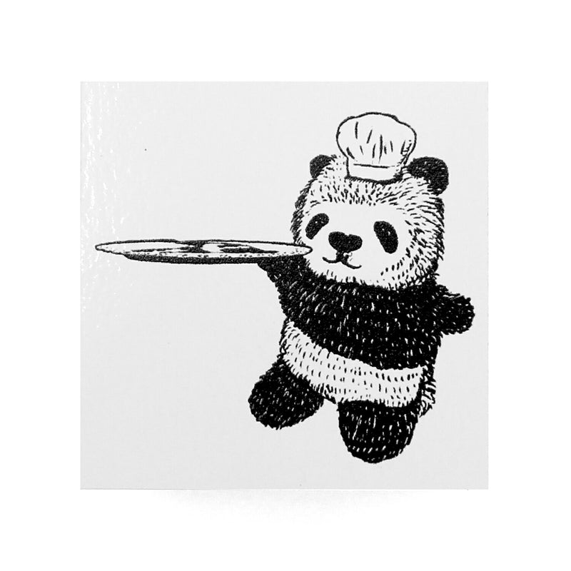 Sello de erizo del pastelero 30 x 30 mm Harry sosteniendo algo en la mano Meeko el gato pastelero con una sartén redonda de hojalata para galletas