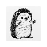 Konditorkoch-Igel-Stempel, 30 x 30 mm, runde Box, Teddybär, Mama, Streichholzschachtel, Futon, Schaufenster, Herz, Schlüsselanhänger, süßer Regen, Pfeil und Bogen, Harry zieht