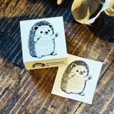 Konditorkoch-Igel-Stempel, 30 x 30 mm, runde Box, Teddybär, Mama, Streichholzschachtel, Futon, Schaufenster, Herz, Schlüsselanhänger, süßer Regen, Pfeil und Bogen, Harry zieht