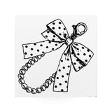 Pâtissier Hérisson Timbre 30x30mm Ruban Charm Cookie Sac