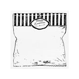 Pâtissier Hérisson Timbre 30x30mm Ruban Charm Cookie Sac