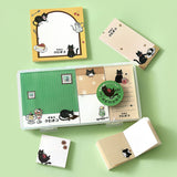 BGM ビージーエム メモパッドセット MEMONO 8種セット 喫茶アラモード vol.2 ステンドグラス パンダ日和 喫茶クロネコ ミニメモ コラージュ コラージュペーパー 手帳 箔押し お得 まとめ買い