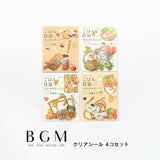 BGM Clear Seal 4 Set Rice Diary