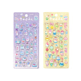 2個セット BGM 立体シートシール きゅるるんシール 夏限定 海の欠片 夏のsweet
