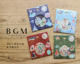 BGM flake sticker 4 pieces set fairy