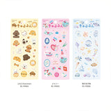BGM 3D 시트 스티커 큐루룬 스티커 3종 세트