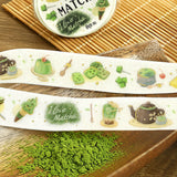 3個セット BGM マスキングテープ 15mm幅 ときめきフレーバー 抹茶 チョコ 珈琲