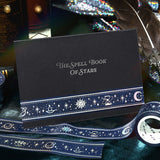 BGM ビージーエム マスキングテープ 星の魔術書 20mm 2cm幅 2センチ 和紙 蒼 霊 焔 聖 光 闇 マステ 魔法 洋書 ギフトカード 手帳 箔押し コラージュ 素材