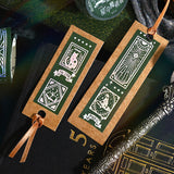 BGM ビージーエム マスキングテープ 星の魔術書 20mm 2cm幅 2センチ 和紙 蒼 霊 焔 聖 光 闇 マステ 魔法 洋書 ギフトカード 手帳 箔押し コラージュ 素材