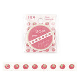 BGM Masking Tape 5mm Life Tomato time, coffee time, warm flowers, dream forest, clip, colorful polka dots