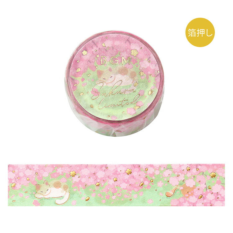 BGM 마스킹 테이프 15mm 20mm 2025 Cherry Blossoms Limited