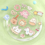 Set of 3 BGM Icing stickers that can also be used as nail stickers