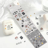 Set of 3 BGM Icing stickers that can also be used as nail stickers