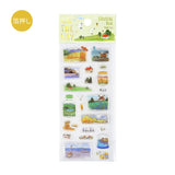 BGM Crystal Seal 70 × 165 mm Love Cafe Aramodode Cafe Ara Mode paysage Planétaire Planétaire moupé un jardin coloré