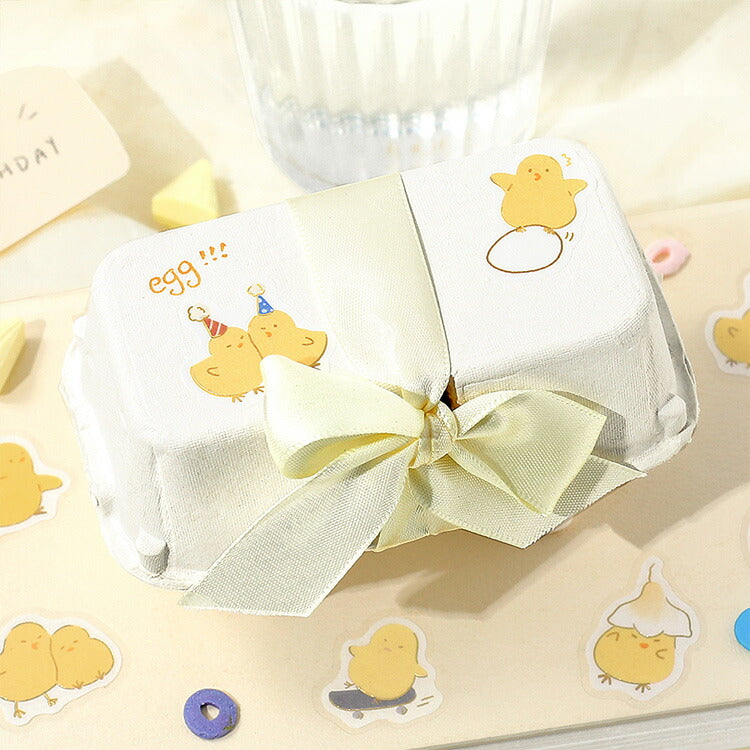 BGM ビージーエム フレークシール 4個セット ふわふわanimals 15デザインｘ3枚 (45枚) メレンゲドッグ メレンゲキャット ひよこエッグ はちみつベア まとめ買い 大人買い お得セット ギフト カード 手帳