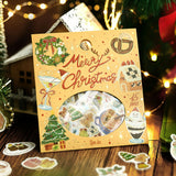 2個セット BGM ビージーエム フレークシール 2026 クリスマス限定 パーティーまであと少し クリスマスコレクション シール バラ ダイカット 箔押し お得 まとめ買い