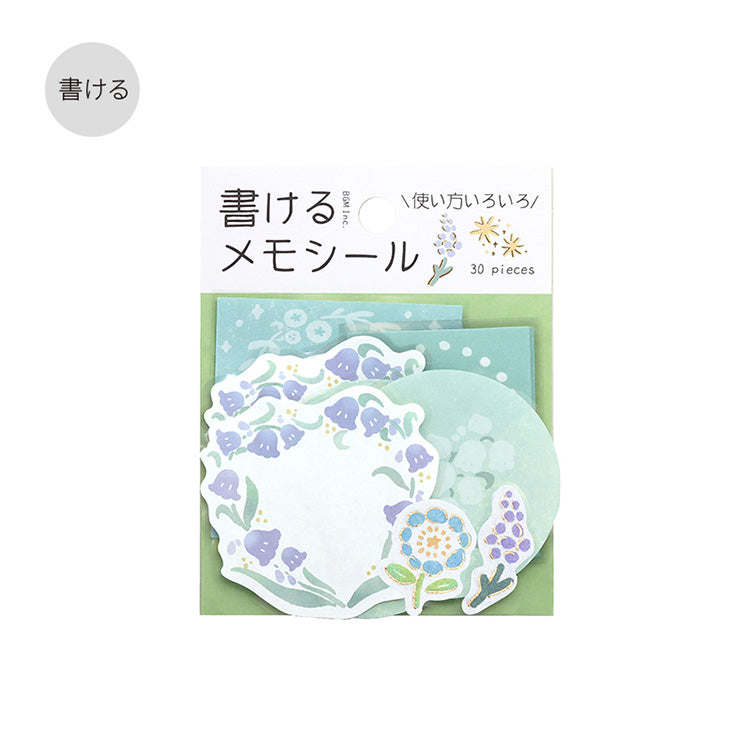 BGM Memo Seal 6 pieces set flower weather