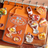 [Bis zu 2 Sets pro Person] Set mit 3 BGM-3D-Blattaufklebern, Kyururun-Aufklebern mit Aurora-Folie, Cafe a la Mode
