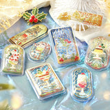 2個セット BGM ビージーエム 立体シートシール きゅるるんシール 2026 クリスマス限定 喫茶アラモード ステンド クリスマスギフト ぷっくり デコシール お得 まとめ買い シール交換