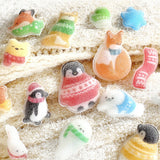 2個セット BGM ビージーエム もふっときゅるるんシール 冬限定 もふっとanimals もふっと雪だるま 3D ぷっくり ぼこぼこ ぷくぷく 立体シール スマホ デコシール デコケース お得 まとめ買い