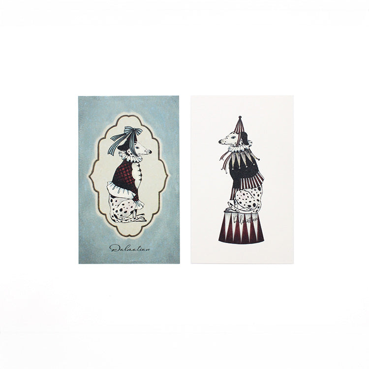 Kinotoriko card set 2 patterns x 5 cards each, 10 cards