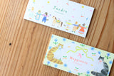 Cozyca Products コジカプロダクツ Aiko Fukawa 布川愛子 一筆箋 Jardin Happiness ジャルダン ハピネス 美濃和紙 手紙 レター letter おしゃれ かわいい