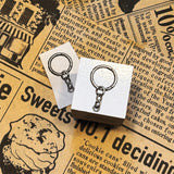 Pastry Chef Igel-Stempel, 20 x 20 mm, Glas mit Fuß, Pudding, Eisküken, Pinguin, Beerenkuchen, Campagne-Brot, Pfannkuchen, Krepp, baskischer Käsekuchen, sitzender Harry-Kaninchen, Haru Banzai, Harry-Schlüsselanhänger