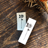 Pastry Chef Hedgehog Stamp 40×12mm Spring Ivy Light Star Garland Single Rose Fork Knife