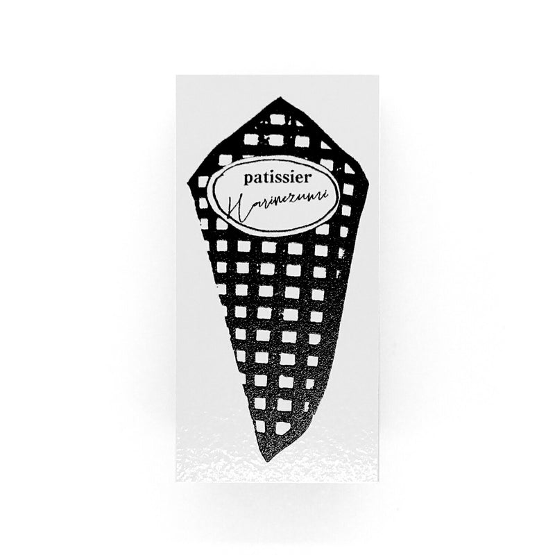 Timbre hérisson de chef pâtissier 40×20mm Ballon Mimosa Crème soda Tournesol Lierre lierre Pot Mason Suzuran Papier d'emballage crêpe