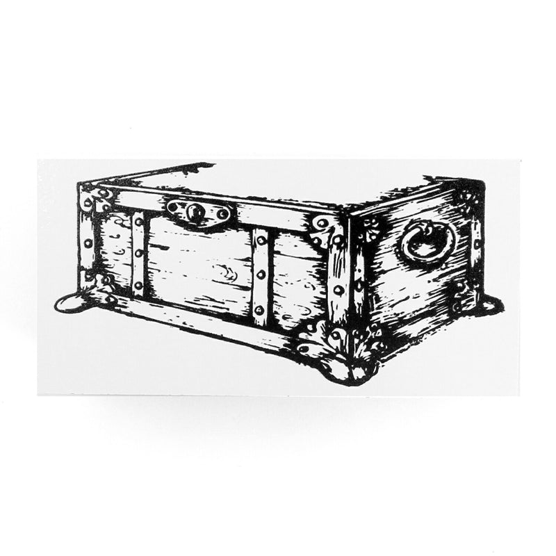 Timbre hérisson de pâtissier 60 x 30mm Coffre au trésor Couvercle de boîte au trésor Montre de poche coeur convertible Coffret cadeau couvercle de boutique