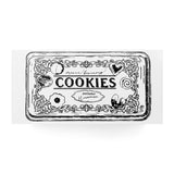 Pastry Chef Igel-Stempel, 60 x 30 mm, horizontale Keksdose, horizontaler Keksdosendeckel