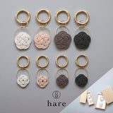 Hare Mizuhiki Hare Mizuhiki Knotenanhänger Vierblättriger Knoten Pflaumenknoten Taschenanhänger in Paulownia-Box