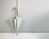 HIRATEN Hiraten parasol Iwasa × HIRATEN Blue Yellow Wave long parasol folding parasol