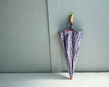 HIRATEN Hiraten parasol Iwasa × HIRATEN Pink Blue Square Long Parasol Folding Parasol