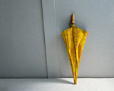 HIRATEN Hiraten parasol lemon Kashu Long parasol folding parasol embroidery