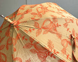 Hiraten Hiraten Parasol Sandy Beach y Solar Umbrella plegable Bordado paraguas