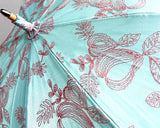 HiraTen ヒラテン 日傘 海とサンゴ 長傘 折りたたみ傘 刺繍 日本製 おしゃれ ギフト プレゼント 母の日 還暦祝い 縁起物 Parasol 82-208M52 F82-208M52