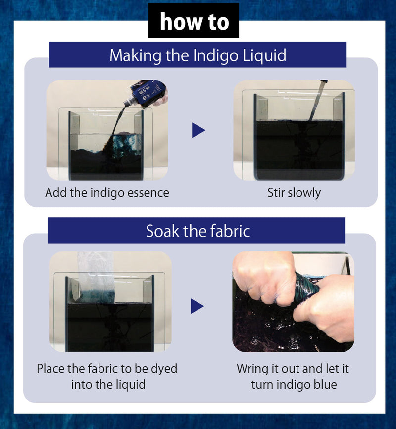 藍染めキット ご家庭で本格藍染体験ができる