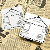 Konditor Igel-Stempel, 58 x 58 mm, Geschenkbox, Shop, Süßwarenladen, Umschlag, Schokoladendose, Hausumschlag, Inhalt im Inneren des Hauses, Roy das Schaukelpferd, Gacha, Gacha Shop