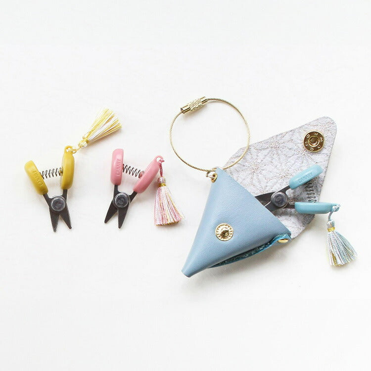 コハナ cohana Anniversary 限定カラー 関の豆ばさみ 麻の葉 革ケース付き きすいせん ばらいろ つゆくさいろ 限定 アニバーサリー はさみ ハサミ 小さい コンパクト 携帯 糸切りばさみ ミニ 日本製 ギフト 手芸用品