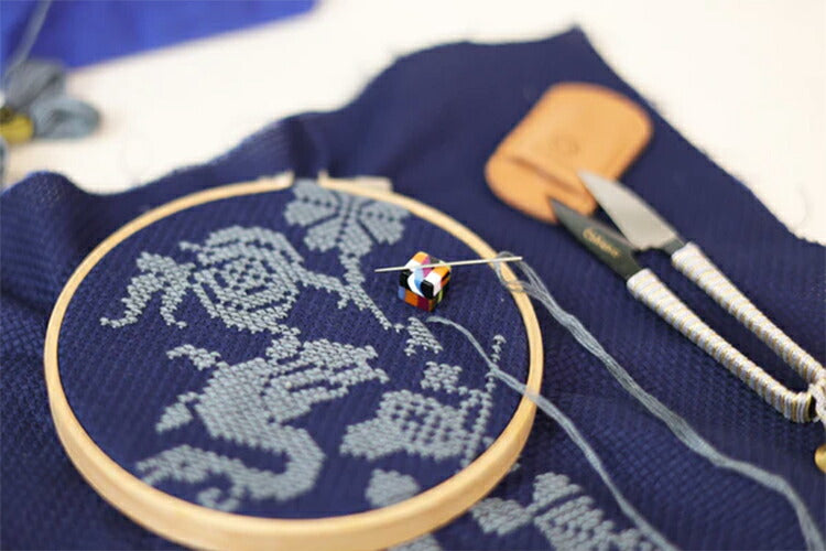 cohana コハナ 鯖江のニードルマインダー いろどり市松 あめいろ市松 針置き 針休め マグネット 幾何学模様 市松模様 小さい ミニ ピンクッション 針山 日本製 プレゼント ギフト 手芸用品 裁縫道具 かわいい おしゃれ