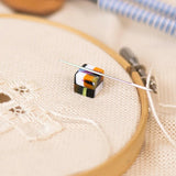 cohana コハナ 鯖江のニードルマインダー いろどり市松 あめいろ市松 針置き 針休め マグネット 幾何学模様 市松模様 小さい ミニ ピンクッション 針山 日本製 プレゼント ギフト 手芸用品 裁縫道具 かわいい おしゃれ