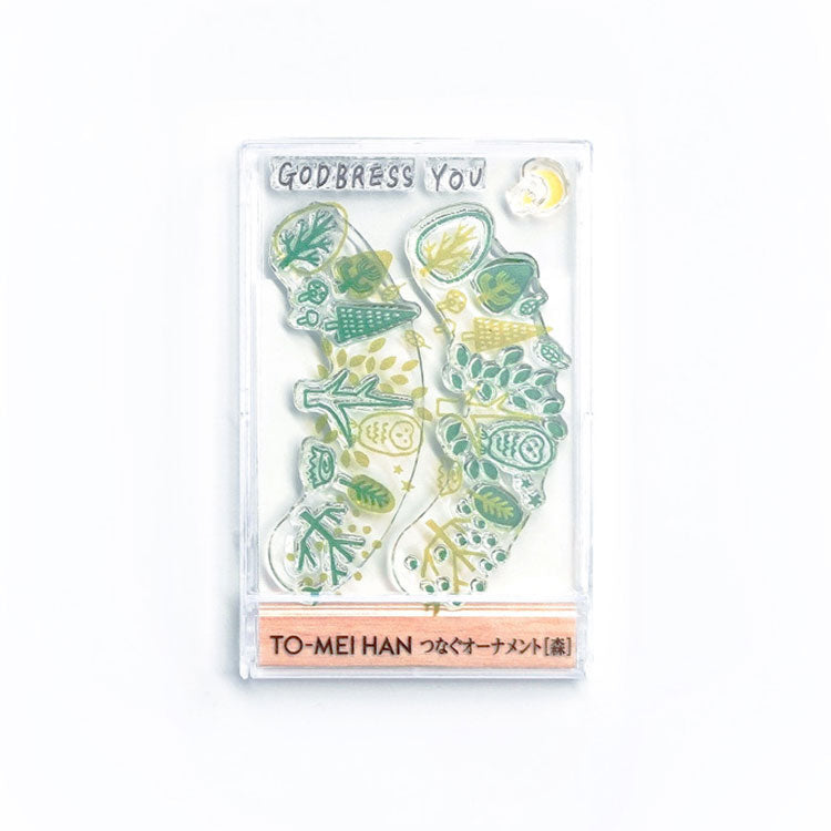 TO-Mei Han Connected Ornament Forest KG-09 Clear Stamp