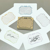 Kinotorico キノトリコ スタンプ No.60 courrier No.65 Frame-grid ribbon はんこ かわいい ギフト 手帳 メモ デコレーション デコ