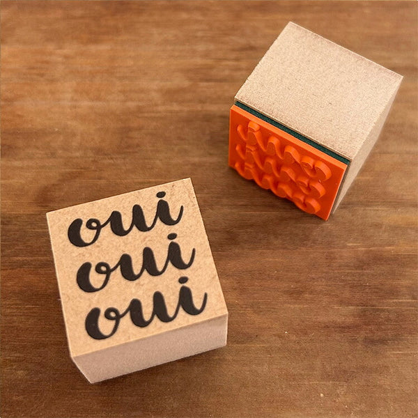 キノトリコ スタンプ oui フランス語