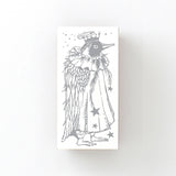 sello de setas ángel pingüino pingüino ángel santa pingüino pingüino santa navidad